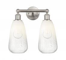 Innovations Lighting 616-2W-SN-G480-6OP - Brookhaven Almond - 2 Light - 15 inch - Brushed Satin Nickel - Bath Vanity Light