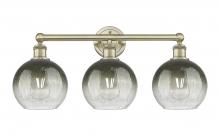 Innovations Lighting 616-3W-AB-G483-8SL - Brookhaven Globe - 3 Light - 26 inch - Antique Brass - Bath Vanity Light