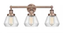 Innovations Lighting 616-3W-AC-G172 - Fulton - 3 Light - 25 inch - Antique Copper - Bath Vanity Light