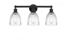 Innovations Lighting 616-3W-BK-G442 - Brookfield - 3 Light - 24 inch - Matte Black - Bath Vanity Light