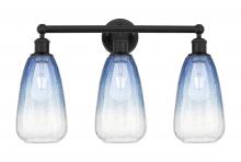 Innovations Lighting 616-3W-BK-G480-6SB - Brookhaven Almond - 3 Light - 24 inch - Matte Black - Bath Vanity Light