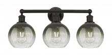 Innovations Lighting 616-3W-OB-G483-8SL - Brookhaven Globe - 3 Light - 26 inch - Oil Rubbed Bronze - Bath Vanity Light