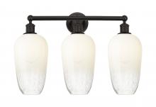 Innovations Lighting 616-3W-OB-G484-7OP - Brookhaven Flute - 3 Light - 25 inch - Oil Rubbed Bronze - Bath Vanity Light