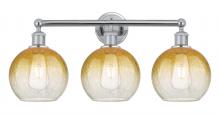 Innovations Lighting 616-3W-PC-G483-8AM - Brookhaven Globe - 3 Light - 26 inch - Polished Chrome - Bath Vanity Light