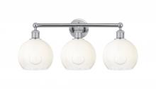 Innovations Lighting 616-3W-PC-G483-8OP - Brookhaven Globe - 3 Light - 26 inch - Polished Chrome - Bath Vanity Light