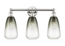 Innovations Lighting 616-3W-PN-G480-6SL - Brookhaven Almond - 3 Light - 24 inch - Polished Nickel - Bath Vanity Light
