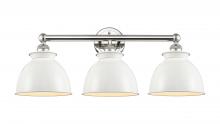 Innovations Lighting 616-3W-PN-M14-W - Adirondack - 3 Light - 26 inch - Polished Nickel - Bath Vanity Light