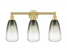 Innovations Lighting 616-3W-SG-G480-6SL - Brookhaven Almond - 3 Light - 24 inch - Satin Gold - Bath Vanity Light