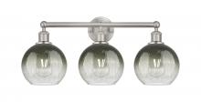 Innovations Lighting 616-3W-SN-G483-8SL - Brookhaven Globe - 3 Light - 26 inch - Brushed Satin Nickel - Bath Vanity Light