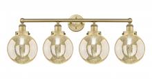 Innovations Lighting 616-4W-BB-G208-8 - Beacon - 4 Light - 35 inch - Brushed Brass - Bath Vanity Light