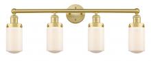 Innovations Lighting 616-4W-SG-G311 - Dover - 4 Light - 32 inch - Satin Gold - Bath Vanity Light