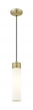 Innovations Lighting 617-1P-AB-G617-11WH - Boreas - 1 Light - 3 inch - Antique Brass - Cord Hung - Mini Pendant