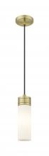 Innovations Lighting 617-1P-AB-G617-8SWH - Boreas - 1 Light - 3 inch - Antique Brass - Cord Hung - Mini Pendant