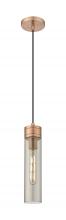 Innovations Lighting 617-1P-AC-G617-11SM - Boreas - 1 Light - 3 inch - Antique Copper - Cord Hung - Mini Pendant