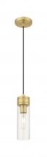 Innovations Lighting 617-1P-BB-G617-8SDY - Boreas - 1 Light - 3 inch - Brushed Brass - Cord Hung - Mini Pendant