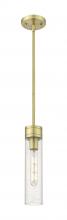 Innovations Lighting 617-1S-AB-G617-11SDY - Boreas - 1 Light - 3 inch - Antique Brass - Stem Hung - Mini Pendant