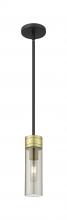 Innovations Lighting 617-1S-BAB-G617-8SM - Boreas - 1 Light - 3 inch - Black Antique Brass - Stem Hung - Mini Pendant