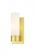 Innovations Lighting 617-1W-SG-G617-8WH - Boreas - 1 Light - 5 inch - Satin Gold - Sconce