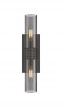 Innovations Lighting 617-2W-OB-G617-8SM - Boreas - 2 Light - 18 inch - Oil Rubbed Bronze - Bath Vanity Light