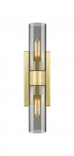 Innovations Lighting 617-2W-SG-G617-8SM - Boreas - 2 Light - 18 inch - Satin Gold - Bath Vanity Light