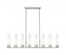 Innovations Lighting 617-8I-SN-G617-11SWH - Boreas - 8 Light - 48 inch - Satin Nickel - Linear Pendant