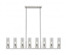 Innovations Lighting 617-8I-SN-G617-8SM - Boreas - 8 Light - 48 inch - Satin Nickel - Linear Pendant
