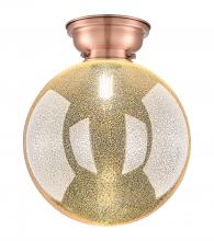 Innovations Lighting 623-1F-AC-G208-12 - Beacon - 1 Light - 12 inch - Antique Copper - Flush Mount