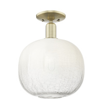 Innovations Lighting 716-1C-AB-G481-10OP - Brookhaven Sphere - 1 Light - 6 inch - Antique Brass - Semi-Flush Mount