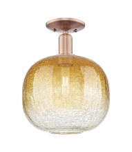 Innovations Lighting 716-1C-AC-G481-10AM - Brookhaven Sphere - 1 Light - 6 inch - Antique Copper - Semi-Flush Mount