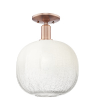 Innovations Lighting 716-1C-AC-G481-10OP - Brookhaven Sphere - 1 Light - 6 inch - Antique Copper - Semi-Flush Mount