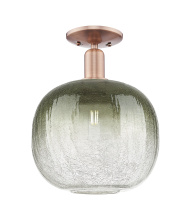 Innovations Lighting 716-1C-AC-G481-10SL - Brookhaven Sphere - 1 Light - 6 inch - Antique Copper - Semi-Flush Mount