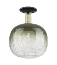 Innovations Lighting 716-1C-BAB-G481-10SL - Brookhaven Sphere - 1 Light - 6 inch - Black Antique Brass - Semi-Flush Mount