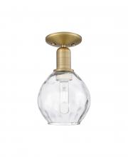 Innovations Lighting 716-1C-BB-G362 - Waverly - 1 Light - 6 inch - Brushed Brass - Semi-Flush Mount