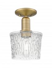 Innovations Lighting 716-1C-BB-G402 - Niagara - 1 Light - 7 inch - Brushed Brass - Semi-Flush Mount