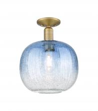 Innovations Lighting 716-1C-BB-G481-10SB - Brookhaven Sphere - 1 Light - 6 inch - Brushed Brass - Semi-Flush Mount