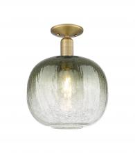 Innovations Lighting 716-1C-BB-G481-10SL - Brookhaven Sphere - 1 Light - 6 inch - Brushed Brass - Semi-Flush Mount
