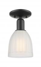 Innovations Lighting 716-1C-BK-G441 - Brookfield - 1 Light - 6 inch - Matte Black - Semi-Flush Mount