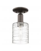 Innovations Lighting 716-1C-OB-G1113 - Cobbleskill - 1 Light - 5 inch - Oil Rubbed Bronze - Semi-Flush Mount