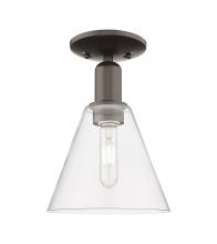Innovations Lighting 716-1C-OB-GBC-82 - Berkshire Glass - 1 Light - 8 inch - Oil Rubbed Bronze - Semi-Flush Mount