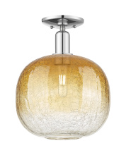 Innovations Lighting 716-1C-PC-G481-10AM - Brookhaven Sphere - 1 Light - 6 inch - Polished Chrome - Semi-Flush Mount