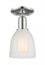 Innovations Lighting 716-1C-PN-G441 - Brookfield - 1 Light - 6 inch - Polished Nickel - Semi-Flush Mount
