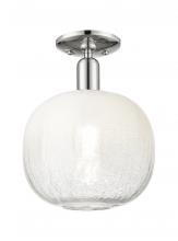 Innovations Lighting 716-1C-PN-G481-10OP - Brookhaven Sphere - 1 Light - 6 inch - Polished Nickel - Semi-Flush Mount