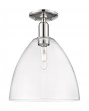 Innovations Lighting 716-1C-PN-GBD-122 - Bristol - 1 Light - 12 inch - Polished Nickel - Semi-Flush Mount