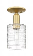 Innovations Lighting 716-1C-SG-G1113 - Cobbleskill - 1 Light - 5 inch - Satin Gold - Semi-Flush Mount