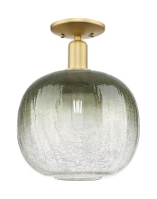 Innovations Lighting 716-1C-SG-G481-10SL - Brookhaven Sphere - 1 Light - 6 inch - Satin Gold - Semi-Flush Mount