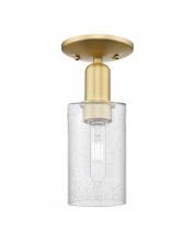 Innovations Lighting 716-1C-SG-G804 - Clymer - 1 Light - 4 inch - Satin Gold - Semi-Flush Mount