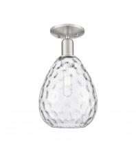 Innovations Lighting 716-1C-SN-G372 - Waverly - 1 Light - 8 inch - Brushed Satin Nickel - Semi-Flush Mount