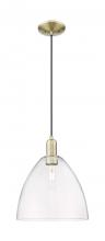 Innovations Lighting 716-1P-AB-GBD-122 - Bristol - 1 Light - 12 inch - Antique Brass - Cord hung - Mini Pendant