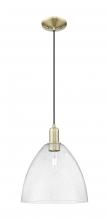Innovations Lighting 716-1P-AB-GBD-124 - Bristol - 1 Light - 12 inch - Antique Brass - Cord hung - Mini Pendant