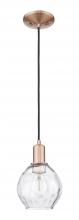 Innovations Lighting 716-1P-AC-G362 - Waverly - 1 Light - 6 inch - Antique Copper - Cord hung - Mini Pendant